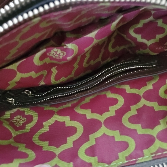 Oryany Anthropologie leather crossbody purple purse - Picture 13 of 13